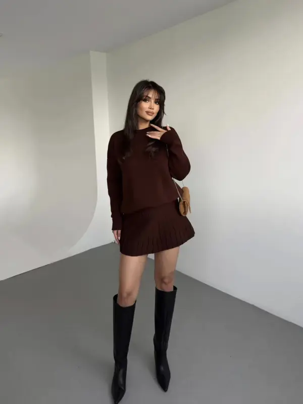 dvodjelni pleteni set