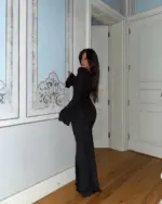 Maxi haljina Evalina - crna - Slika 3