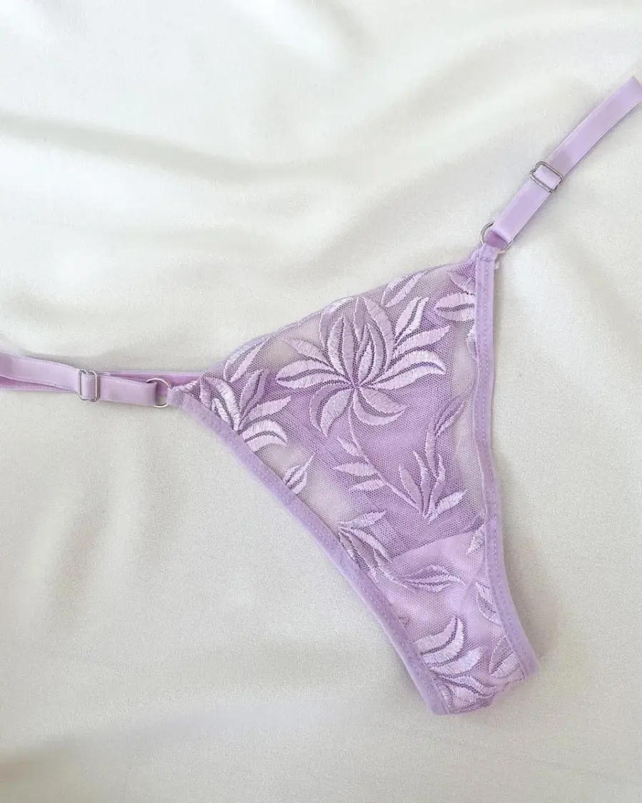 Dvodjelni lingerie set Ria - lila - Slika 7