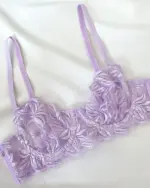 Dvodjelni lingerie set Ria - lila - Slika 3