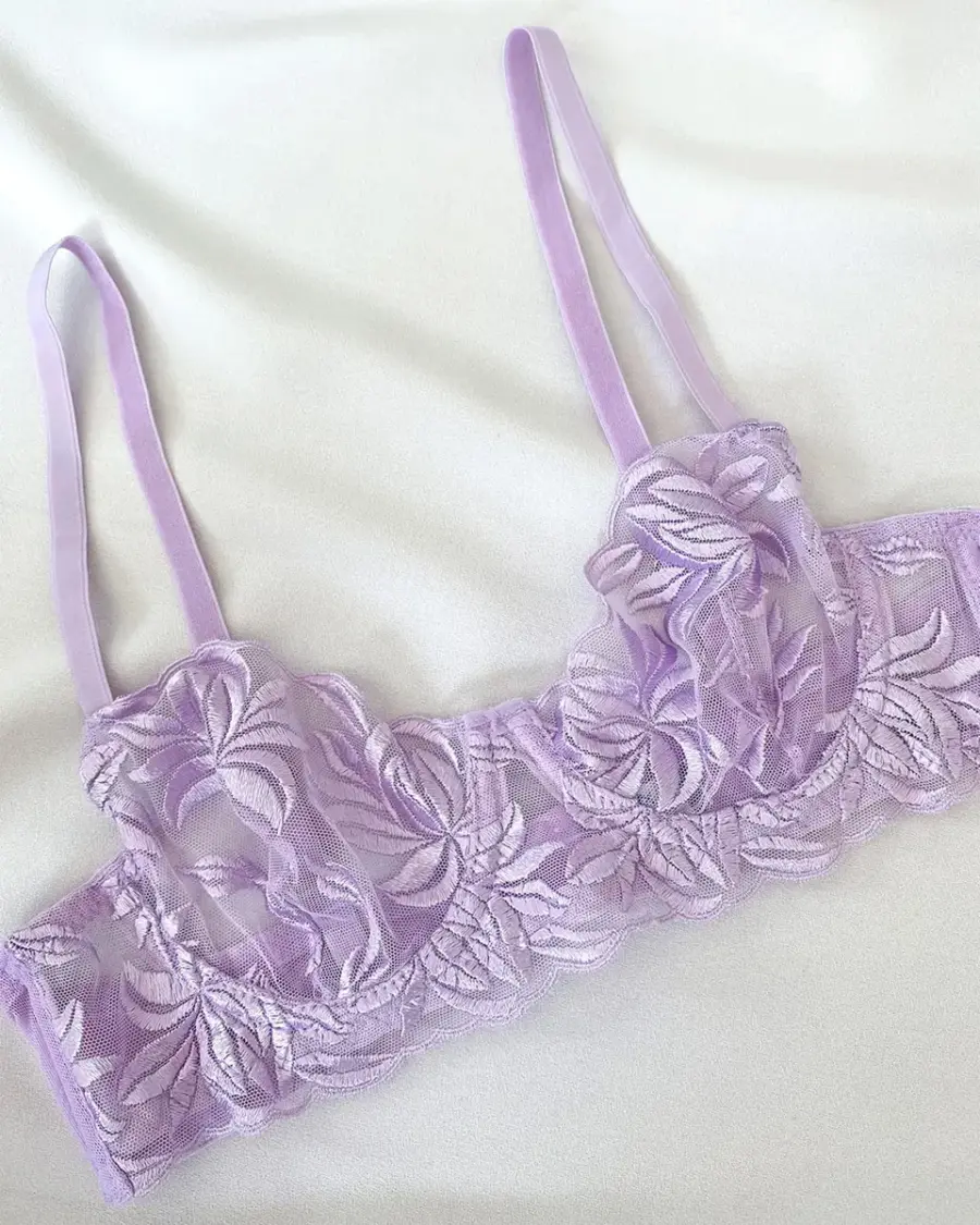 Dvodjelni lingerie set Ria - lila - Slika 3