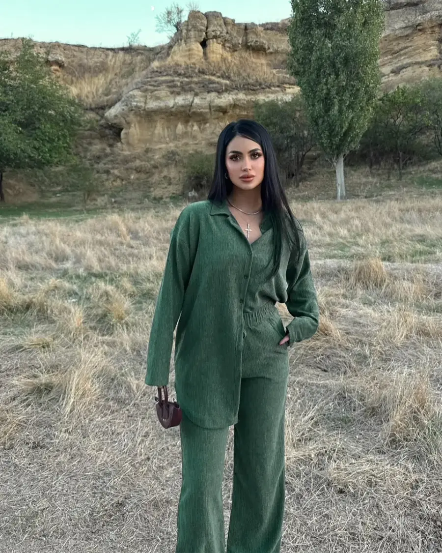 Dvodjelni set Greta - zeleni - Slika 2