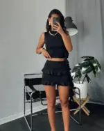 Dvodjelni set Rea - crni - Slika 2