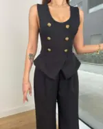 Kombinezon Ladey  - crni - Slika 2