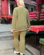 Dvodjelni set Elena - zeleni - Slika 3