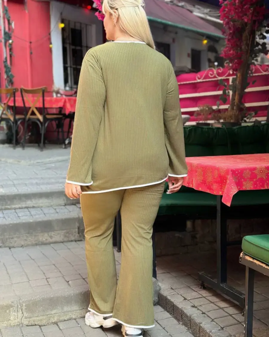 Dvodjelni set Elena - zeleni - Slika 3