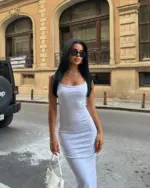 Maxi haljina Janice - siva - Slika 4