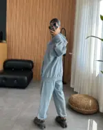 Dvodjelna trenerka Lois - plava - Slika 4