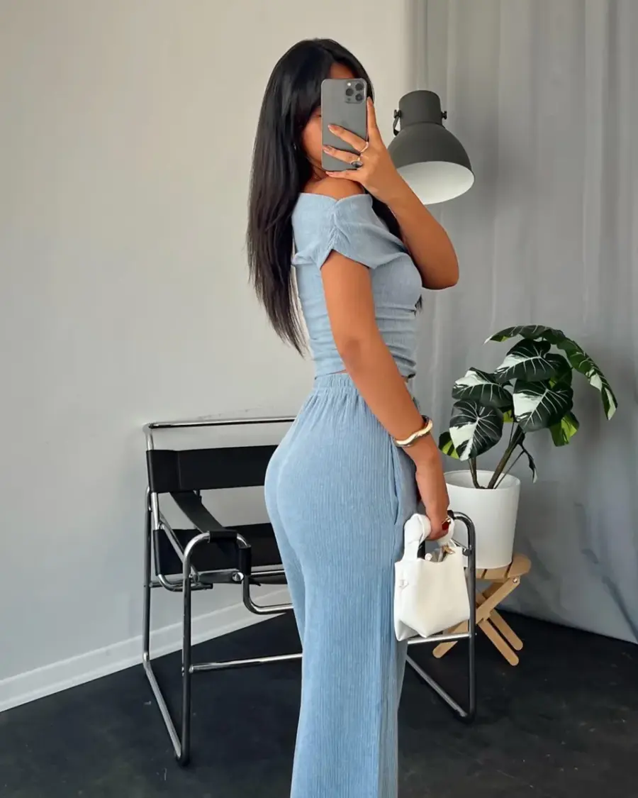 Dvodjelni set Piera - plavi - Slika 4