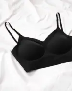 Top sa izrezanim leđima - crni - Slika 2