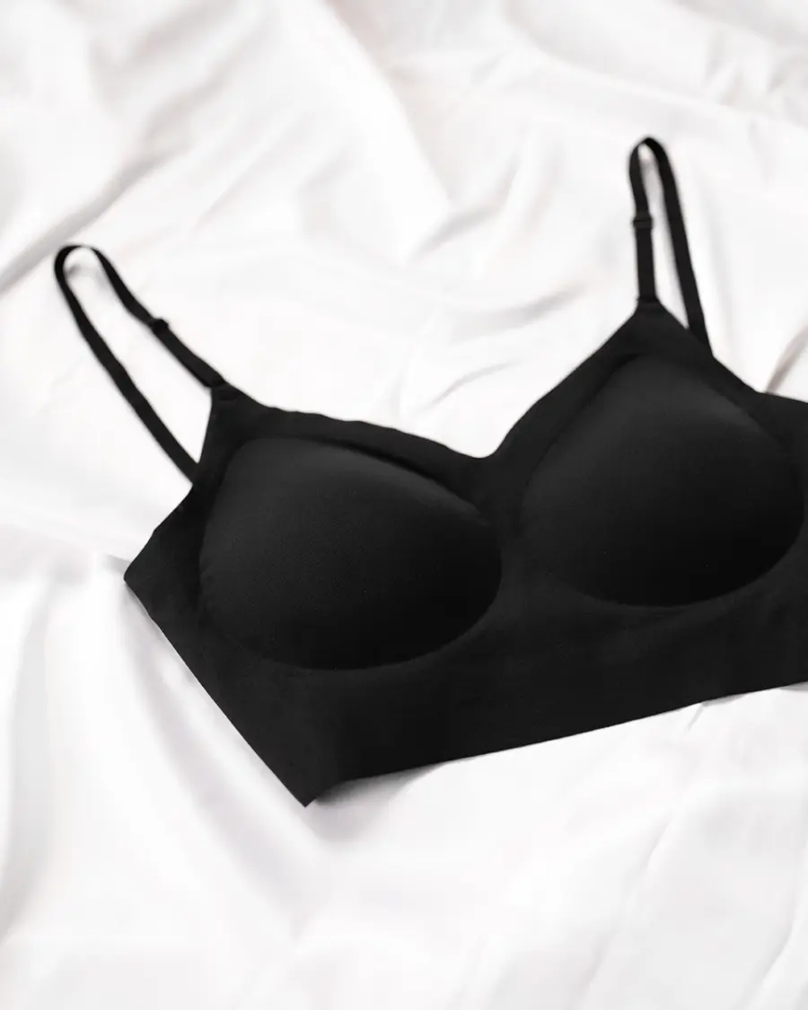 Top sa izrezanim leđima - crni - Slika 2