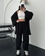 Dvodjelni set Fly - crni - Slika 4