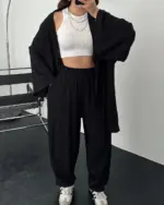 Dvodjelni set Fly - crni - Slika 3