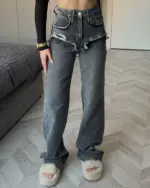 Distressed farmerice Hunter - sive - Slika 3