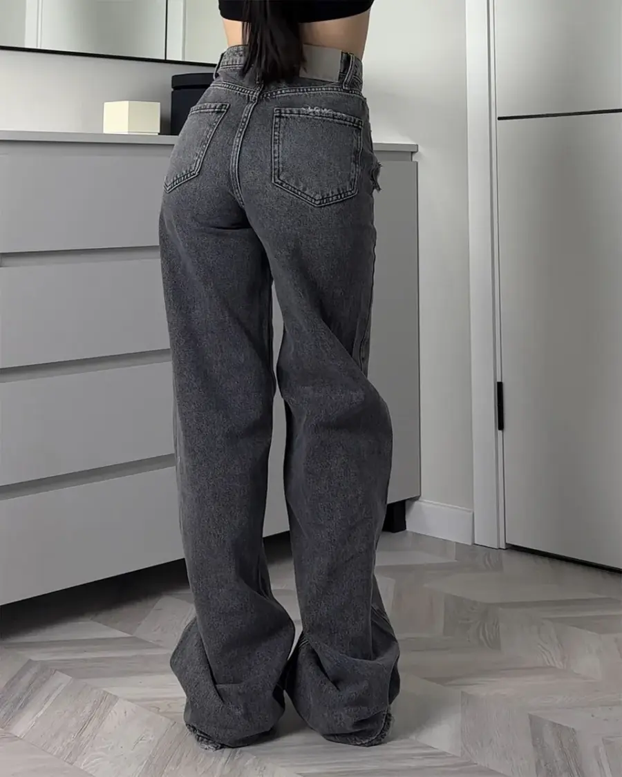 Distressed farmerice Hunter - sive - Slika 4