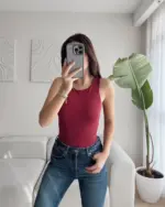 Body Winona - bordo - Slika 3