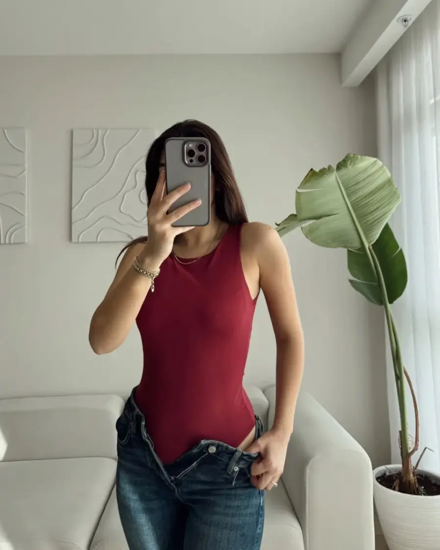 Body Winona - bordo - Slika 2