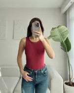 Body Winona - bordo - Slika 4