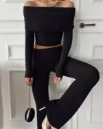 Dvodjelni set Devon - crni - Slika 3