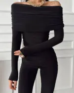 Dvodjelni set Devon - crni - Slika 4