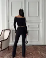 Dvodjelni set Devon - crni - Slika 2