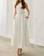 Midi haljina Maddie - bijela - Slika 3