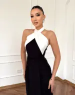 Maxi haljina Aralia - crna - Slika 7