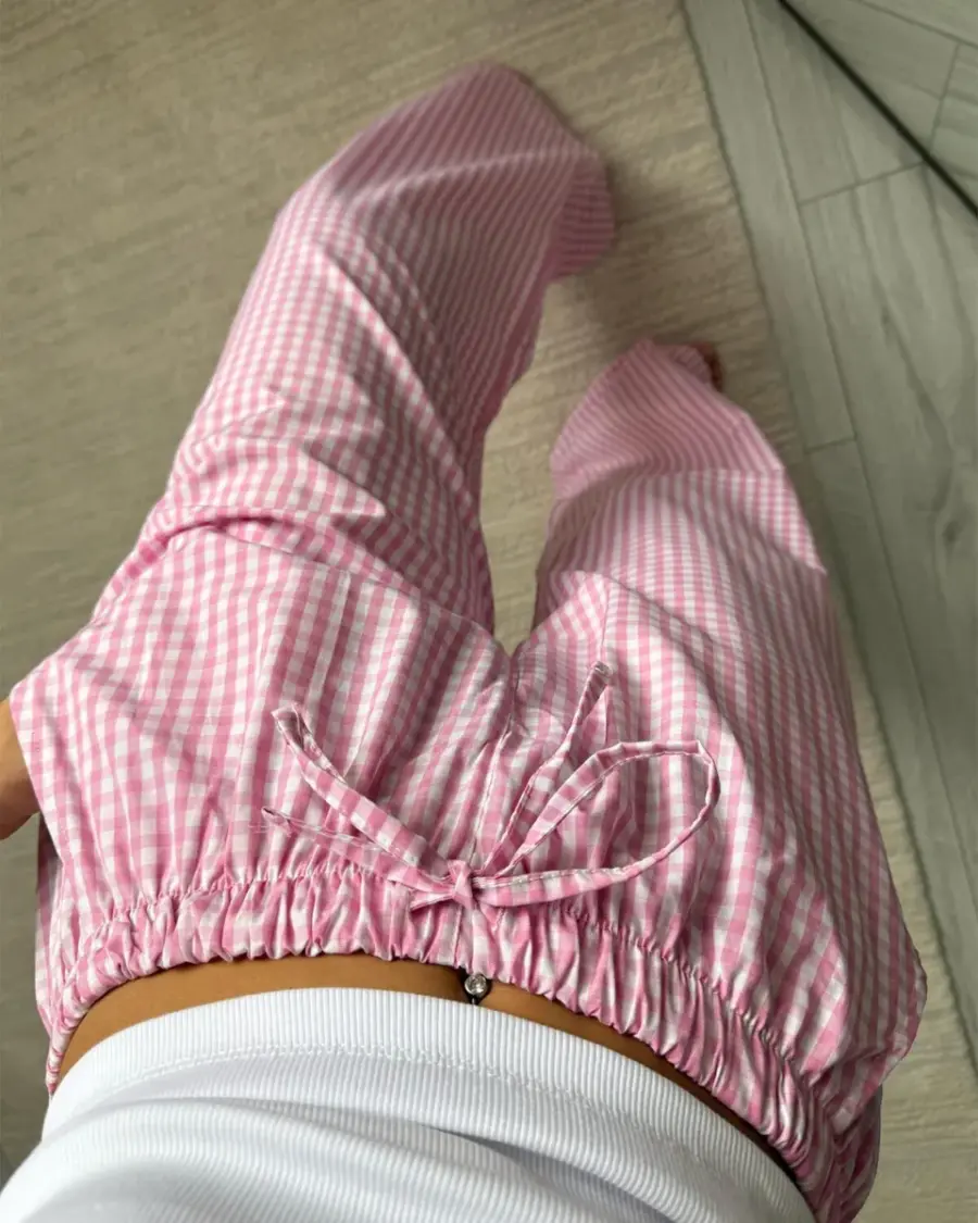 Hlače Lisbon - roze - Slika 4