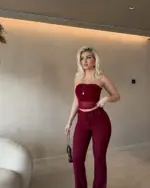 Dvodjelni set Salvador - bordo - Slika 4