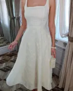 Midi haljina Linda - cream - Slika 3