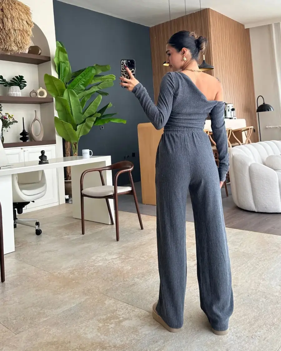 Dvodjelni set Brielle - antracit - Slika 3