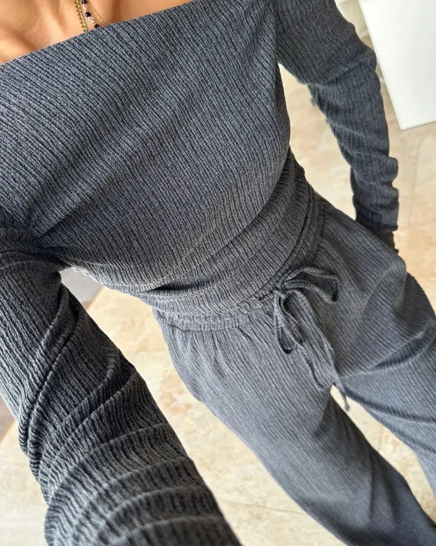 Dvodjelni set Brielle - antracit - Slika 4