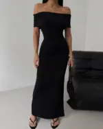 Maxi haljina Nina - crna - Slika 3