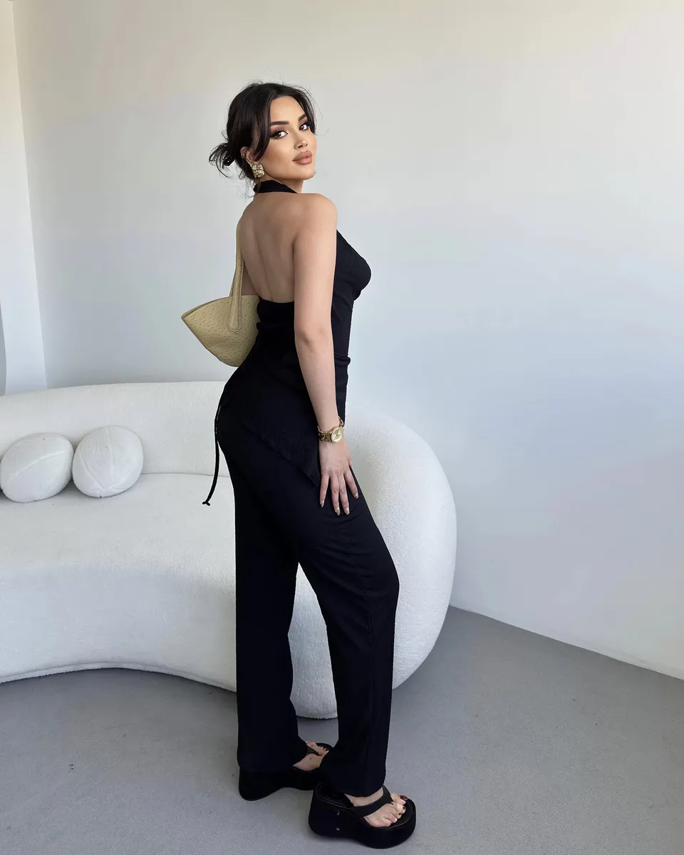 Dvodjelni set True - crni
