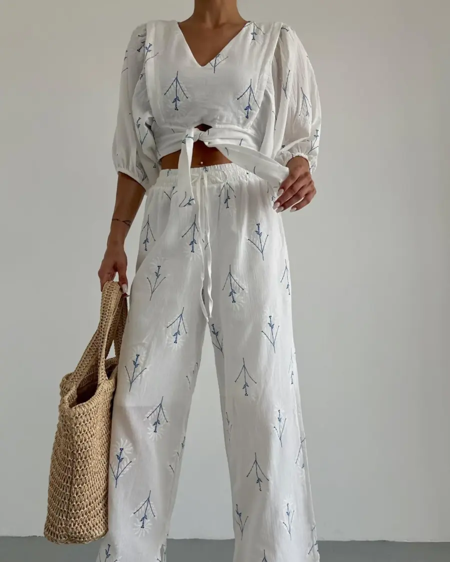 Dvodjelni set Randall - plavi - Slika 2