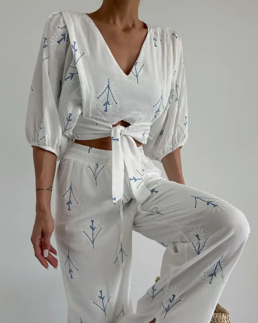 Dvodjelni set Randall - plavi - Slika 4