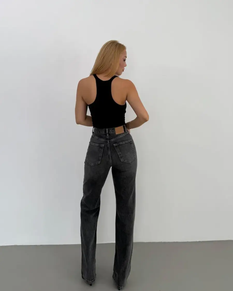 Farmerice ravna nogavica Clayton - sive - Slika 2