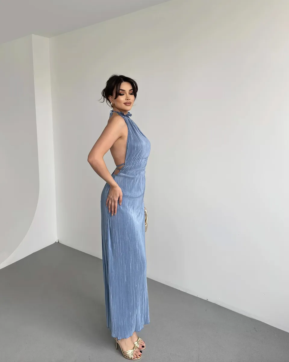 Maxi haljina Maura - plava - Slika 2