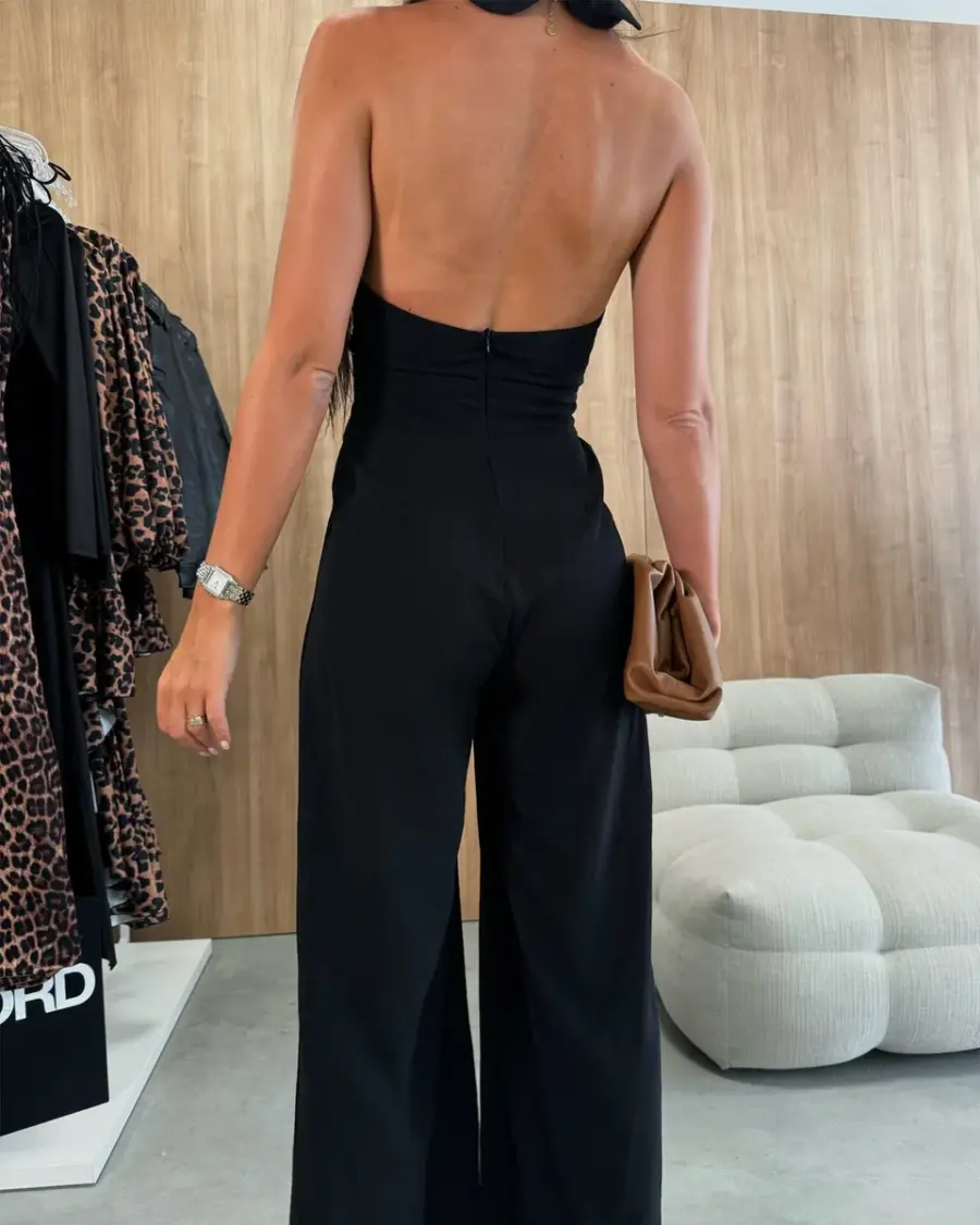 Kombinezon Astello - crni - Slika 8