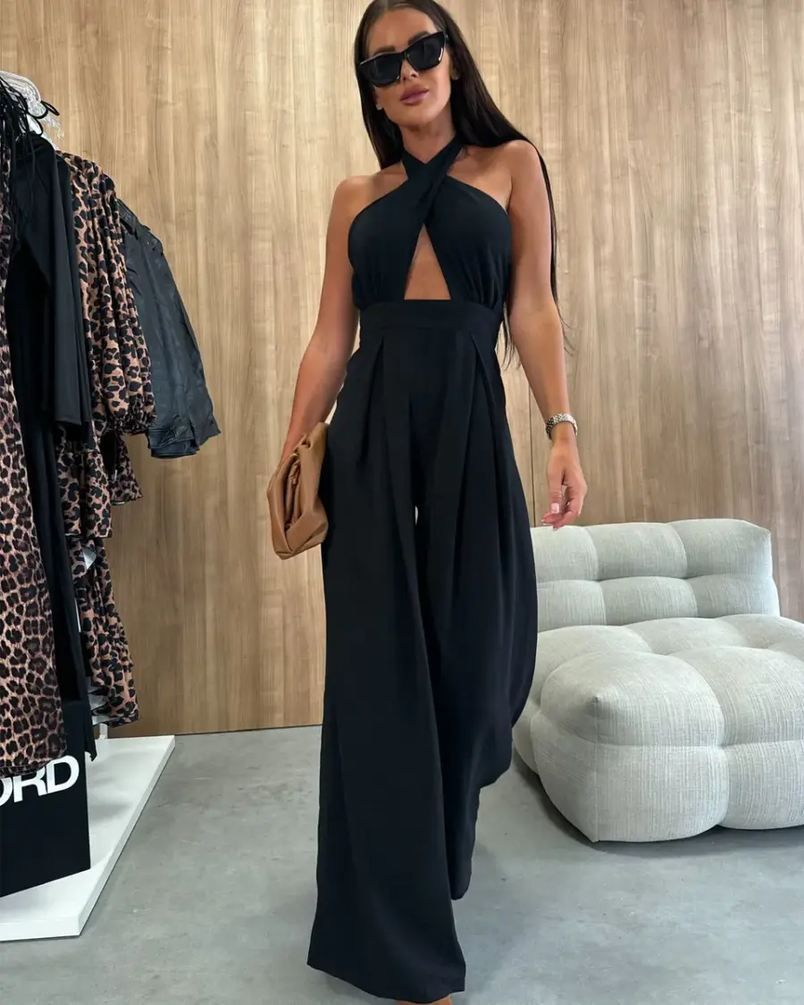 Kombinezon Astello - crni - Slika 2