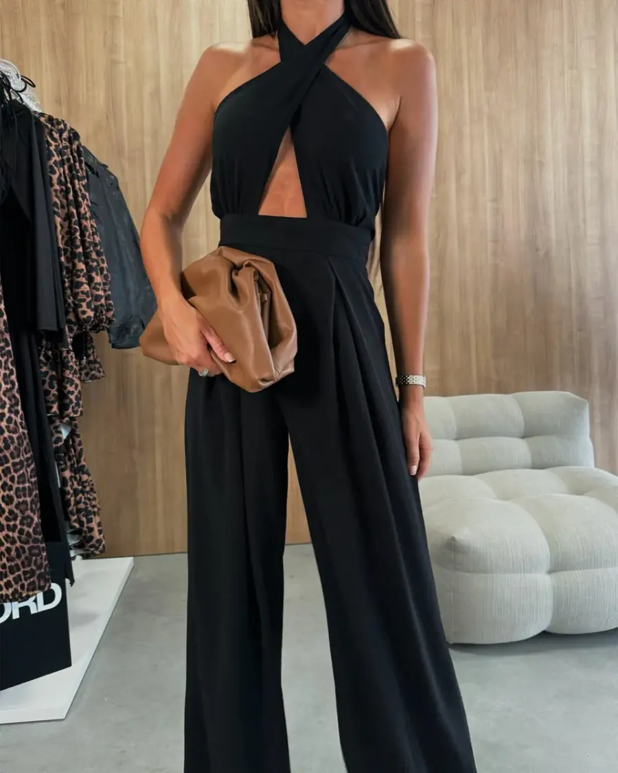 Kombinezon Astello - crni - Slika 7