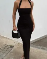 Midi haljina Elroya - crna - Slika 3