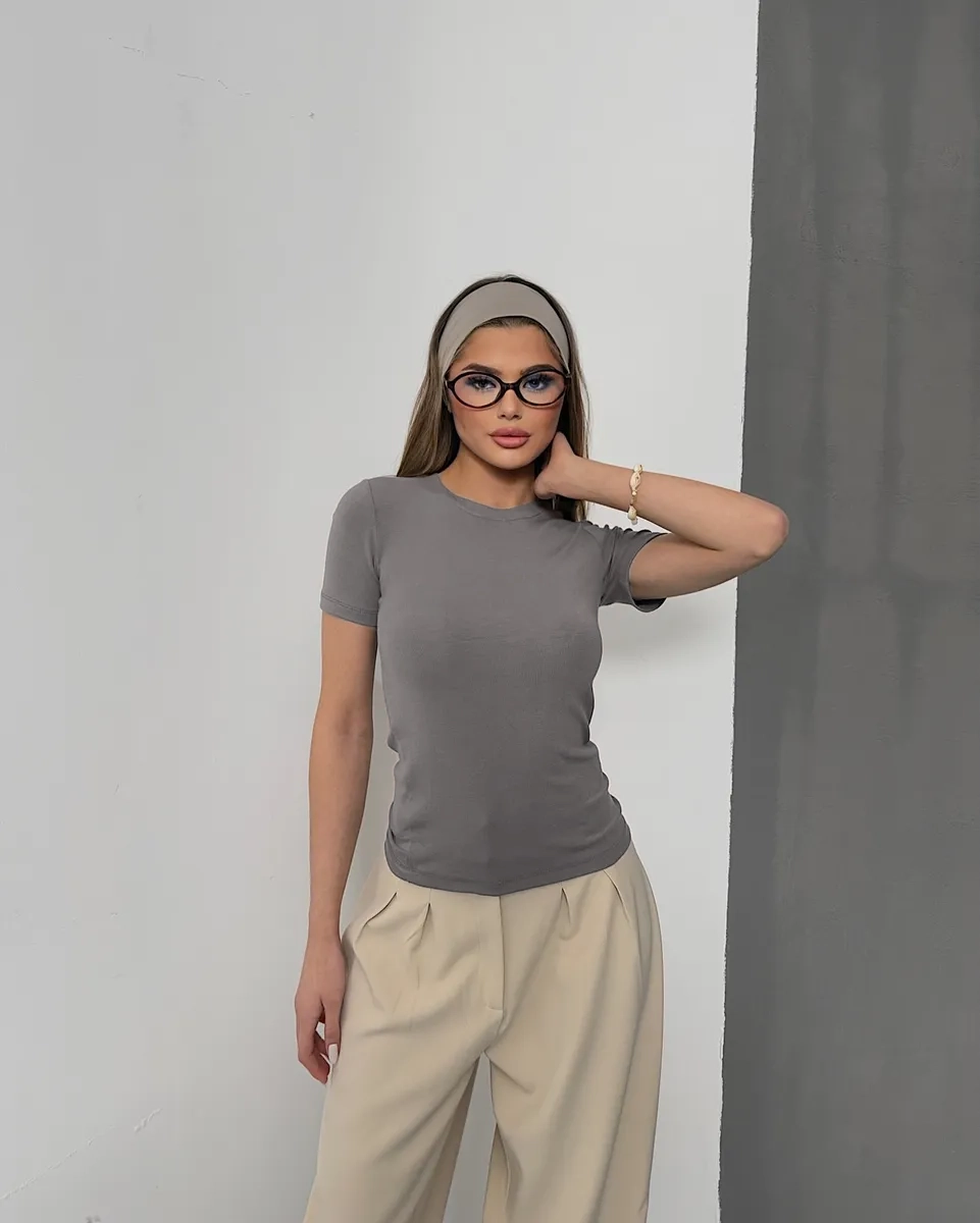 Majica Cora - antracit - Slika 2