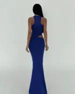 Maxi haljina Marica - plava - Slika 4