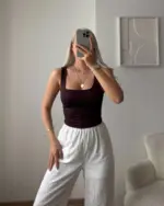 Top Nola - smeđi - Slika 4