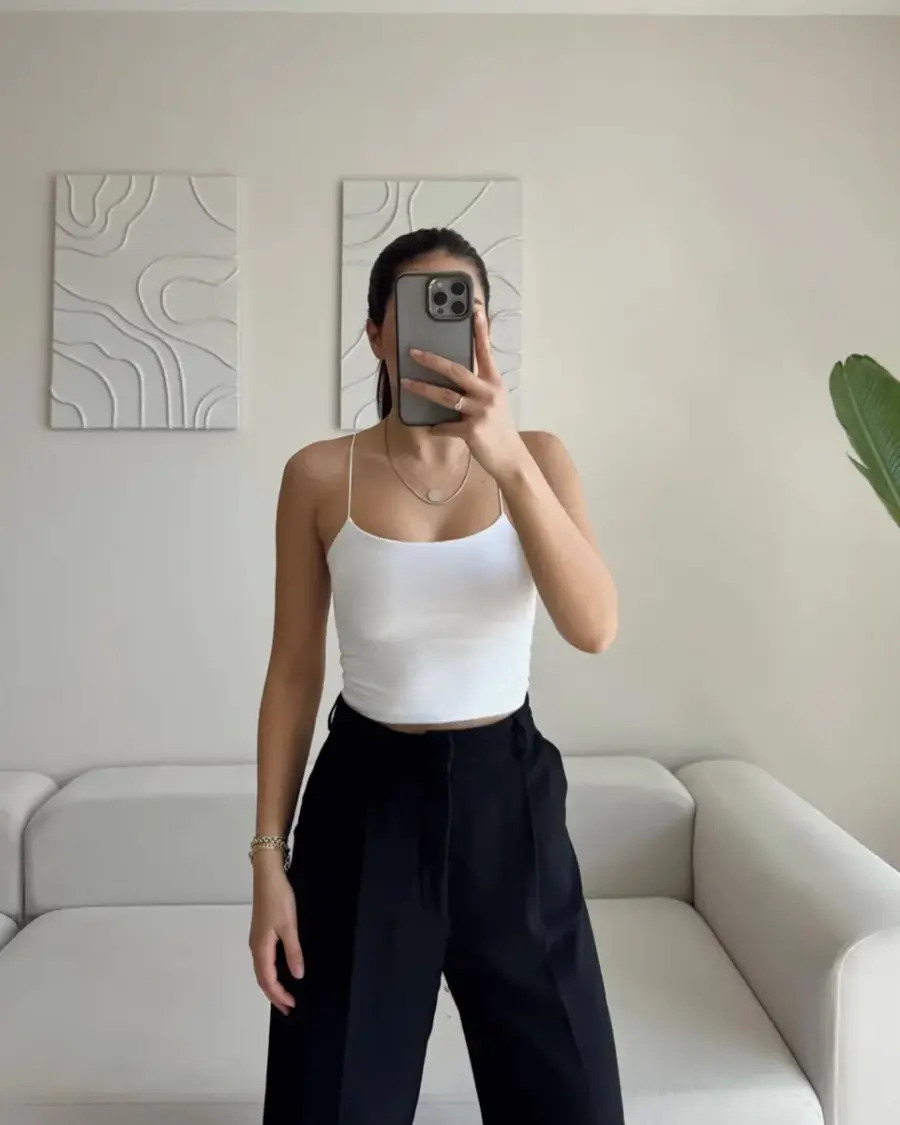 Top Abigail - bijeli - Slika 4