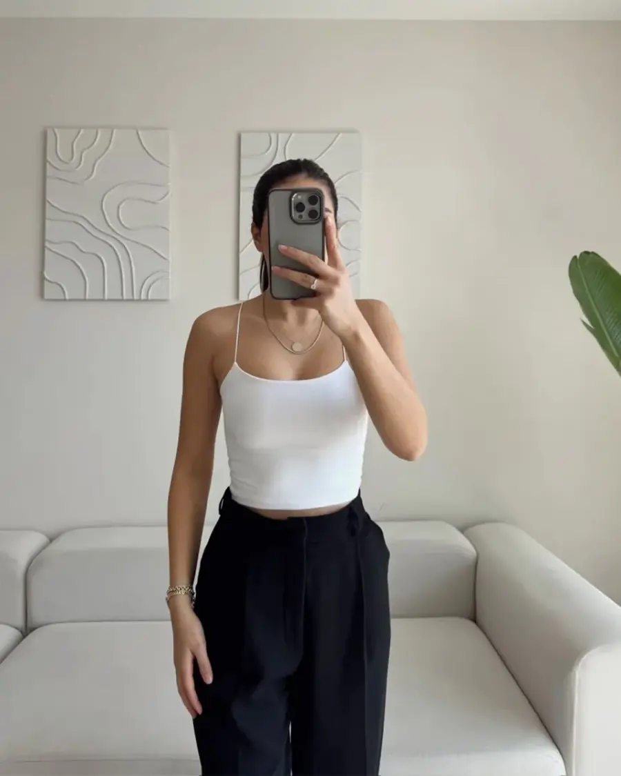 Top Abigail - bijeli - Slika 2