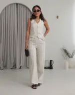 Dvodjelni set Morgan - cream - Slika 2