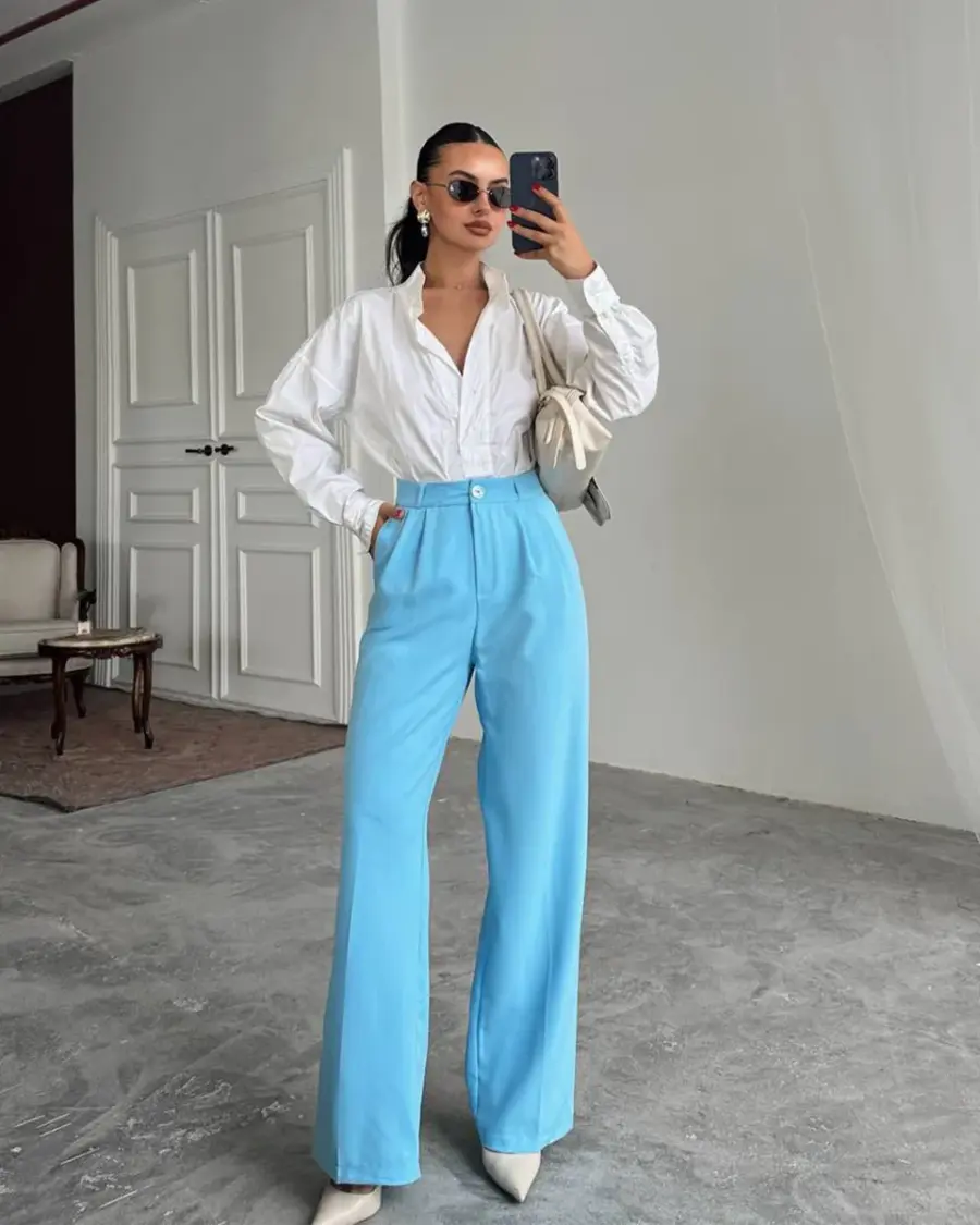 S2ogvn7U82E9C2MLhg_Vn Palazzo hlače Marnie - plave - Slika 1