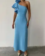 Maxi haljina Zendaya - plava - Slika 3